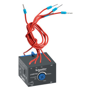 Minuteries TeSys K SCHNEIDER ELECTRIC LA2KT2U 110...240V 1?30s, bloc de contacts auxiliaires à temporisation 1 C/O - Product Image 1