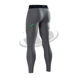Leggings de sport pour hommes en gros, taille élastique, course à pied, grande taille, logo personnalisé, pantalon pour hommes, vêtements de sport de haute qualité - Product Image 2