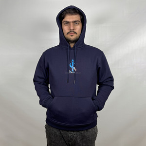 Sudadera con capucha con logotipo reflectante de gran tamaño en blanco de alta calidad, ropa de calle, sudaderas con capucha personalizadas para hombre, sudaderas con capucha básicas a precio de fábrica al por mayor - Product Image 4