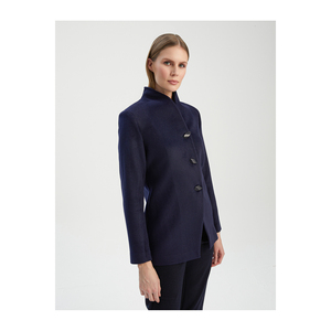 เสื้อแจ็คเก็ตคอเต่าผสมขนสัตว์สำหรับผู้หญิง BGN รุ่น W24J099 - Product Image 5