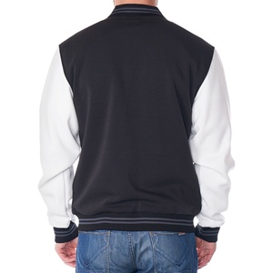 2025 Manufacturers for Clothing Brand Custom PU Leather Sleeve Letterman Men Varsity <b>Jacket</b> - Product Image 4