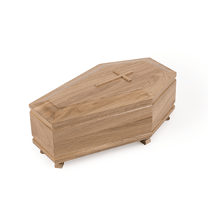 Urna de madera de estilo americano OEM de mejor color para urna humana con tornillo Nueva llegada de Vietnam para suministros funerarios - Product Image 2