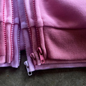 Sudadera con capucha con estampado de soplo de alta calidad logotipo personalizado 500G 100% algodón de lana de peso pesado en blanco sudaderas con capucha de talla grande para hombre - Product Image 4