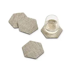 Home Decorative Drink Wooden Coasters Set Supplier by India Tea Coaster Teacups Thick Anti-Scalding Coasters
