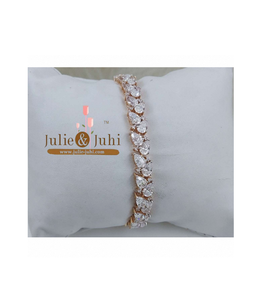 <b>Women</b> Diamond <b>Bracelet</b> With 18k Gold Refined Sparkle Jewelry Creation Highlighting Grace Sophistication & Contemporary Elegance - Product Image 2