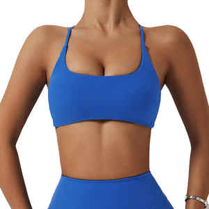 Soutien-gorge de sport à dos croisé sexy pour femmes soutien-gorge de yoga fitness dos nu respirant pour l'entraînement nouveau design - Product Image 3