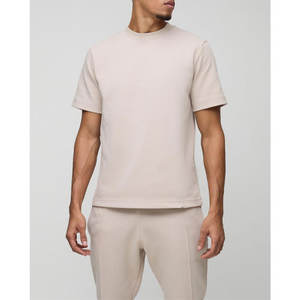 Conjunto de Verano 2026 Personalizado para Hombre, Camiseta y Pantalones Deportivos de Algodón, 100% Algodón, Manga Corta, Venta al Por Mayor - Product Image 3