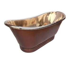 Baignoires en cuivre de grande taille décoration intérieure d'hôtels et de restaurants baignoires et bains à remous de luxe vente en gros. - Product Image 6