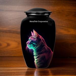 Urna de cremación clásica para adultos de gato negro para cenizas, precio al por mayor, ceremonia funeraria, servicio conmemorativo decorativo, tarros de cenizas de entierro - Product Image 4