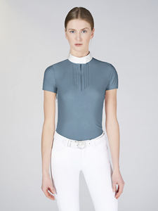 Ropa interior Ecuestre para niñas tela suave cremallera cuello verano montar Top - Product Image 3