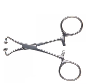 Lorna Ball And Socket Pinzas para toallas Fórceps de sutura Instrumentos veterinarios oftálmicos Acero inoxidable - Product Image 1