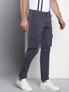 Pantalones casuales Venta al por mayor de alta calidad Sueltos Multi-Bolsillo Monos rectos Pantalones Cargo para hombres - Product Image 3