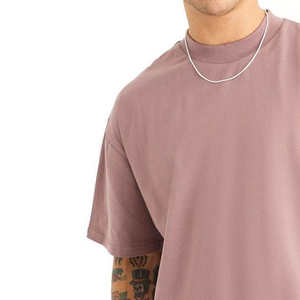 Últimas camisetas casuales de algodón 100% de gran tamaño para hombres con mangas cortas ecológicas y transpirables - Product Image 2