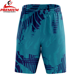 Shorts de golf pour hommes en polyester et élasthanne avec impression par sublimation personnalisée, bouton court, extensible, avec poche arrière - Product Image 5