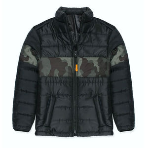 Veste matelassée pour homme FIXFOX SPORTS de haute qualité, manches longues, à capuche, imperméable, chaude, avec impression de logo personnalisée pour l'hiver - Product Image 1