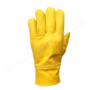 Gants de sécurité en cuir de vache véritable, gants de sécurité en cuir pour le travail industriel, gants de protection des mains - Product Image 3