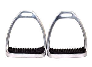 Étriers occidentaux pour selle anglaise, coussinets en aluminium, pour les selles équestres, pour soulager les douleurs au genou et à la cheville - Product Image 2