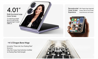 Téléphone MIX Flip 2 avec Snapdragon 8 Elite, écran AMOLED 6,86 pouces 1,5K, batterie 5165 mAh, chargeur 67 W, appareil photo 50 MP, smartphone flambant neuf