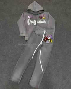 ชุดวอร์มผ้าฟลีซผ้าฝ้ายสไตล์สปอร์ตสำหรับผู้ชาย ปรับแต่งได้ตามต้องการ ผลิตโดย Waseem Impex ได้รับความนิยมสูง พร้อมเทคนิคการพิมพ์ - Product Image 2