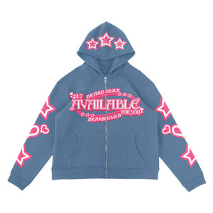 Sweat à capuche personnalisé noir en molleton bouclette 450-500 g/m² délavé, patchwork, coupe oversize, court et carré, pour homme, effet soleil et délavé à l'acide - Product Image 4