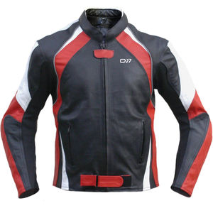 เสื้อแจ็กเก็ตมอเตอร์ไซค์สำหรับผู้ชายเสื้อแจ็กเก็ตมอเตอร์ไซค์แนวแฟชั่นงานตามสั่ง - Product Image 1