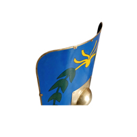 Escudo de Armadura de Soldado Romano de Reproducción Medieval Funcional para Disfraces y Decoración del Hogar