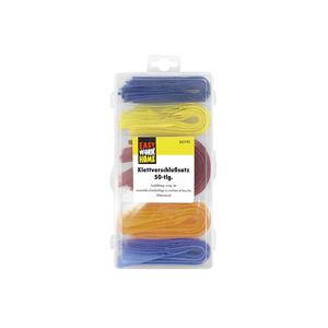 Easy Work - Ensemble de 50 attaches pour la gestion des câbles - 6 paquets - Accessoires de fixation à crochets et boucles - Product Image 2