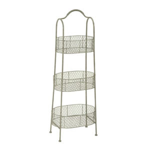 Cesta de Frutas de Metal Personalizada con Recubrimiento Gris, Utensilios de Cocina, Cesta de Frutas de Malla de 3 Niveles para Decoración de Mesa de Comedor - Product Image 3