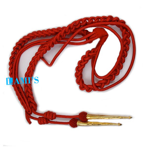 Cordones de citación de alta calidad OEM uniformes ceremoniales Aiguillette torcidos - Product Image 1
