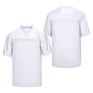 เสื้อฟุตบอลอเมริกันชายแบบใหม่ สไตล์เปล่า สีขาว ดำ เขียว เหลือง น้ำเงิน น้ำตาล ปักลายได้ตามสั่ง ผลิตในปากีสถาน - Product Image 5