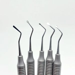 5 pièces manuel en acier inoxydable dentaire gingival cordon emballeur rétraction Instruments séparateur dentelé sélecteur Placement dentiste - Product Image 2