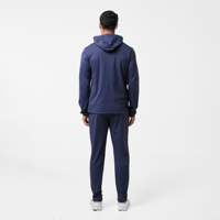 Chaqueta cortavientos de invierno para hombre con capucha, ribetes, transpirable, bordada, estilo urbano, estampada, y pantalones de chándal de algodón con cintura elástica.