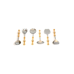 โลหะคุณภาพดีทําด้วยมืออุปกรณ์อินเดียช้อนส้อมสแตนเลส Royal Flatware ชุดสําหรับปาร์ตี้ร้านอาหารโรงแรม - Product Image 2