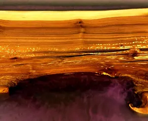 Elegante y Duradera Bandeja de Servicio de Madera y Resina para Decoración del Hogar y Eventos Especiales para Servir Bebidas y Aperitivos, Bandeja de Servicio a Precio de Mayoreo - Product Image 4