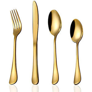 Ensemble de couverts classiques pour la maison, ensemble de couverts de restaurant d'hôtel, vaisselle, vaisselle en gros, cuillères, fourchette, ensembles de vaisselle élégants - Product Image 5