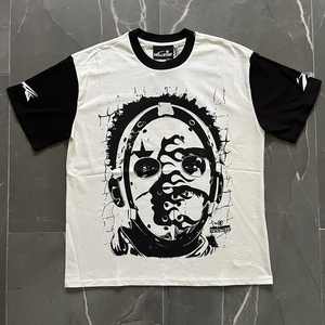 เสื้อยืดคอกลมพิมพ์ลายสำหรับชายและหญิงเสื้อยืดแบบ100% ผ้าแห้งเร็วบริการ OEM แบบกำหนดเองด้วยความร้อน - Product Image 6