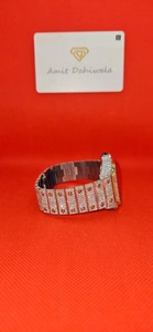 Reloj de diamantes de acero inoxidable de lujo más vendido, ropa de calle personalizada, diseño de negocios elegante a la moda, precio de fábrica de 46mm para India - Product Image 3