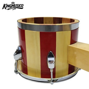 Bongó de Percusión Manual Básico de Calidad a Precio de Fábrica, Color Azul, Mezcla de 6 y 8 Pulgadas, Madera de Abedul, Piel de Oveja, Instrumento Musical Africano - Product Image 3