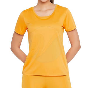 Camisetas informales de verano para mujer, ajuste holgado, nuevo diseño, manga corta, algodón ecológico, poliéster, transpirable, venta al por mayor - Product Image 1