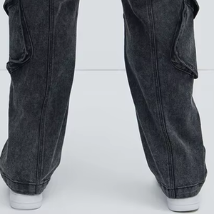 Pantalones Vaqueros de Algodón Extra Grandes de Alta Calidad para Hombre, Corte Holgado, Estilo Casual Urbano con Sellado Superior para Verano e Invierno - Product Image 6