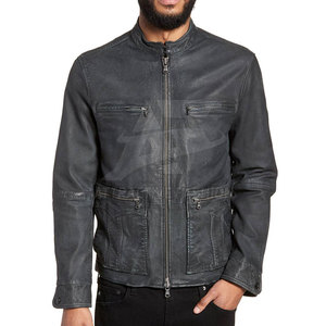 Modern <b>Men</b> <b>Leather</b> <b>Jackets</b> With Soft Inner Comfort For Casual Winter <b>Jackets</b> Everyday Look - Product Image 6