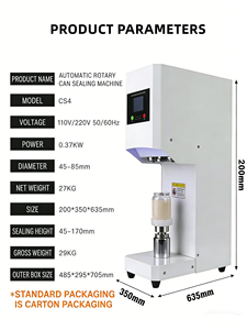 Machine à sceller les boîtes de conserve, scelleuse de boîtes en plastique, machine à sceller les boîtes en aluminium - Product Image 6