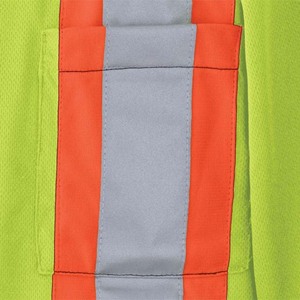 Nueva llegada de los hombres Hi Vis camisetas ropa a granel OEM manga corta más vendido reflectante invierno ropa de trabajo de alta visibilidad camiseta - Product Image 5