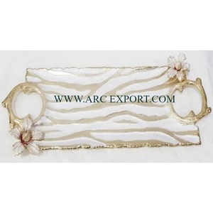 ชามโลหะมีด้ามจับใบไม้สำหรับรับประทานอาหารที่บ้านและร้านอาหารชามอาหารเซิร์ฟเวอร์สำหรับวางบนโต๊ะขายดี - Product Image 4