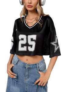 Vêtements de sport pour tous les sports et activités de plein air, design simple et tendance, 100% polyester, maille respirante, séchage rapide, personnalisable OEM. - Product Image 5