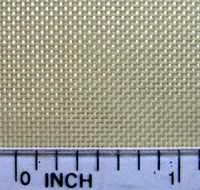 Tissu en fibre de Vectran laminé TPU soudable avec motif tissé double face 400 g/m² pour conteneurs aériens