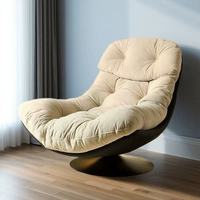Sillón de Salón de Alta Calidad, Moderno, Giratorio 360 Grados, para el Hogar