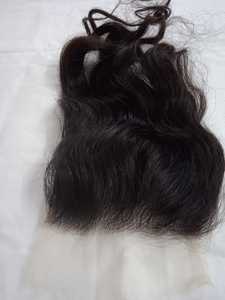 Alta calidad HD Natural Virgin Temple Sin procesar South Indian Remy Hair Bundles Black Deep Loose Wavy Lace Closure - Product Image 6