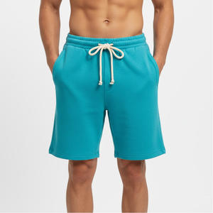 Pantalones Cortos de Forro Polar para Hombre, Proveedor de Fábrica OEM, Venta al por Mayor, Hechos a Medida, Cálidos, Suaves, 100% Algodón, Ropa Deportiva Sólida para Gimnasio y Correr, Cómodos - Product Image 2