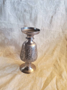 Vases à fleurs en aluminium argenté au design unique, décoration d'intérieur, idéal pour les fournitures commerciales, commandes en gros, vases décoratifs à la vente - Product Image 5